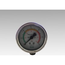 Manometre Gliserinli-100bar-1/4 Dış Diş-alttan Bağlantı-çap 40mm