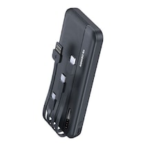 10000 Mah Micro Type-c Usb Lightning 4 Kablolu Hızlı Kablosuz Şarj Powerbank 4801 Diğer