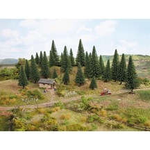 Noch 26820 Köknar Ağaçları, 25 Adet, 5-14 Cm. Diorama Malzemesi-54662