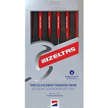 Mey İthalat İzeltaş 4530 Elektronikçi Torx Tornavida Seti 6 Parça