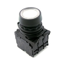 Isp-Aw31M5 220V Led Işıklı Yaylı Buton - Beyaz
