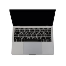 Arapça Klavye Apple Uyumlu MacBook Pro Kılıf 12inç A1534-13inç A1708 Us Enter İle Siyah