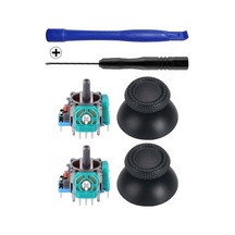 Ps5 Analog Motor Ve Topuz 2+2 Tornavida Ayırıcı Set Playstation 5 Kol Tamir Seti Yedek Parça Renkli