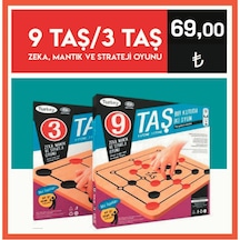 9 Taş 3 Taş - Redka Akıl Oyunları