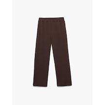 Koton Beli Lastikli Regular Fit Cepli Eşofman Pantolon Siyah 6wak40057ek Siyah