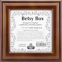 Mahogany Betsy Square Box 8"x8"x2.75"- Area 5"x5" -99521