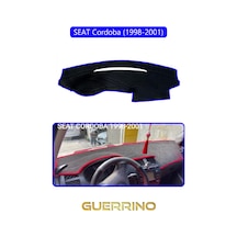 Seat Cordoba 1998-2001 Torpido Koruma Halısı Mavi Kenar