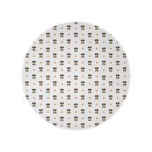 Dog Desenli Yuvarlak Polar Battaniye, Yumuşak & Hafif, 60 İnç-a3 Dog Dachshund Paw