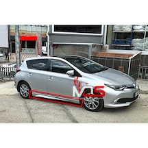 Toyota Auris Uyumlu Marşpiyel Sağ Sol Takım 2013-2018 Fiberglass Boyasız