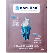 Borlock Bebek Pudrası Kokulu Koku Giderici