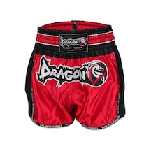 Dragondo Mt3075 Retro Neo Muaythai Şortu Kırmızı Retro Muay Thai Şort Kırmızı
