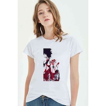 Anime One Piece Whitebeard Baskılı Beyaz Kadın Tshirt