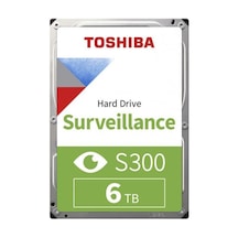 Toshiba HDWT860UZSVA S300 6 TB 3.5" 5400 RPM 256 MB Sata 3 Hard Disk