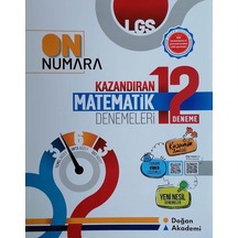 Doğan Akademi 8. Sınıf LGS On Numara Matematik 12'li Deneme