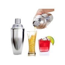 Komple Çelik 500ml Shaker Kokteyl Hazırlama Kabı Bardağı cin344