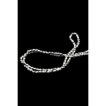 Gümüş Renk 4 Mm Plastik Boncuk Aksesuar Takı Malzemesi 25 Gr