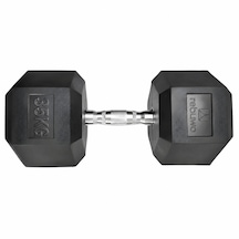 Hex Altıgen Kauçuk Kaplı Dambıl 35 Kg 1 Adet