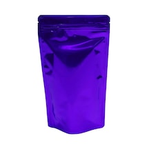 Packtory Mor Metalize Kilitli Doypack Ambalaj 16X27+4 cm. 500 Gr. -50 Adet