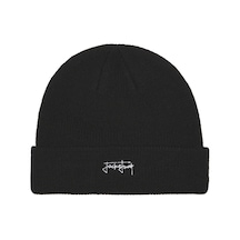 Jack & Jones Erkek Nakis Detayli Bere - Sean - 12299934 Black