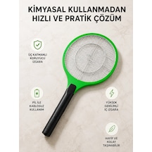 Mey İthalat Taşınabilir Elektronik Sineklik - Üç Katmanlı Güvenli Izgara Ve Kimyasız Koruma