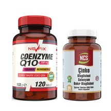 Coenzyme Q10 200 Mg 120 Tablet Çinko Zinc 60 Tablet