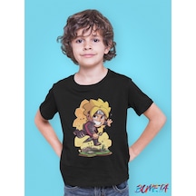 Bumeta Boruto Uzumaki Anime Çizgi Dizi Çocuk Tişört T-shirt Siyah
