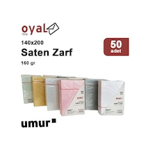 Oyal 14x20 160gr 50li Pembe Saten Zarf