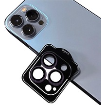 Noktaks - iPhone Uyumlu 14 Pro - Kamera Lens Koruyucu Safir Parmak İzi Bırakmayan Anti-reflective Cl-11 - Derin Mor