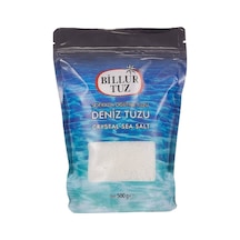 Billur Tuz Sofrada Öğütme Deniz Tuzu Doypack 500 G X6 Adet