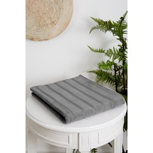 Özdilek Sadem Organik Stripe Banyo Havlusu 90x150 Cm Gri