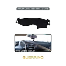 Toyota Corolla 1991-1997 - Efsane Torpido Koruma Halısı Gri Kenar