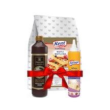 Kent Boringer Waffle Mix 3 KG + Callei Sütlü Krema 1 KG + Beyaz Çikolatalı Sos 750 G