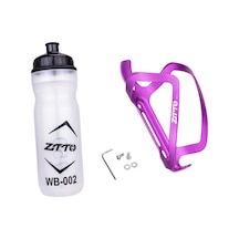 Suntek Dağ Bisikleti Su Şişesi Kafesi İçki Sağlam Mor Mor