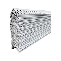Pvc Alçı Köşe Profili Sırtsız 2.7 M 100 Adet/Paket