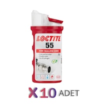Loctite 55 - 160 mt Boru Dişli Sızdırmazlık Silikon İp 10 Adet