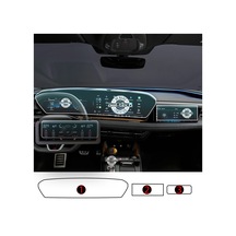 Audi A6 E-tron Dijital Gösterge,navigasyon,klima Kontrol Uyumlu 9h Nano Ekran Koruyucu 3lü Set 2025- 001