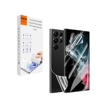 Samsung S20 Ultra Kırılmaz Cam Ön Ve Arka 2in1 Özel Kesim Hydrogel Film