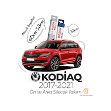 Skoda Kodiaq Ön ve Arka Silecek Seti 2017-2021 Bosch Aeroeco