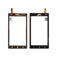 Sony Sola Mt27I Dokunmatik Siyah Panel Panel Ön Cam Sony Mt27I Do