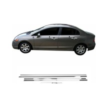 Honda Civic Krom Cam Çıtası Tk 2006-2011 6Prç Paslanmaz Çelik N11.6055