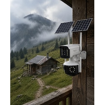 Güneş Enerjili Bahçe Kamerası 4g Sım Kartlı 9mp Akıllı Güvenlik Kamerası Diğer
