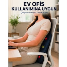 Bel Destek Minderi Isıtmalı Masaj Özellikli Günlük Kullanım Renkli