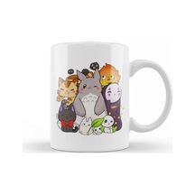 Ghibli Chibi Friends Kupa Bardak Porselen Karışık