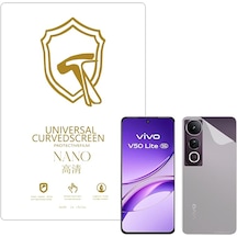 Vivo V50 Lite İle Uyumlu Full Tpu Nano Arka Ekran Koruma Ekm102