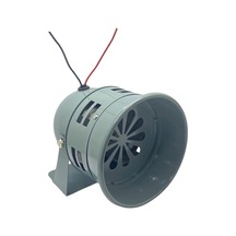 24v Motorlu Siren Metal Büyük Tip 400 Hz Gri 130 160 Mm