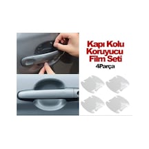 4’Lü Araba Araba Kapı Kolu Koruyucu Film Oto Araç Kapı Kolu Koru