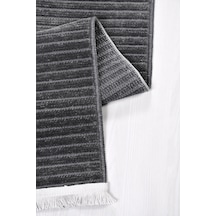 Youdayhomecollection Ayla-antrasit - Oturma Odası, Koridor Halısı-kaymaz Taban-robot Süpürgeye Uyumlu-kolay Temizlenebilir - 100x350 Çok Renkli