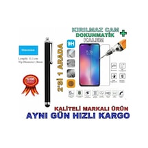 Samsung Uyumlu A3 2017 9H Temperli Kırılmaz Cam + Dokunmatik Kalem (496708218)