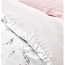 Home Dalila Pembe %100 Pamuk Çift Kişilik Nevresim Takımı 0