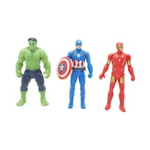 Avengers Hulk & İron Man & Kaptan Amerika  Figür